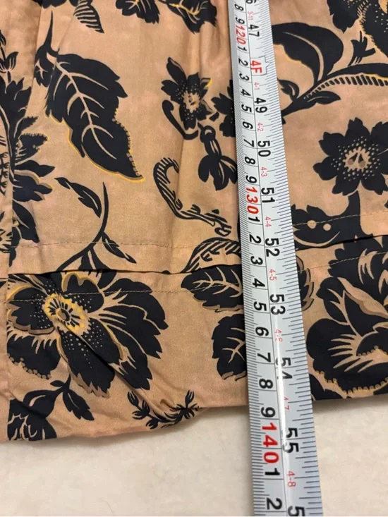 ANTHROPOLOGIE The Somerset Floral Maxi Dress Large L flowy tiered cotton summer - Picture 5 of 12